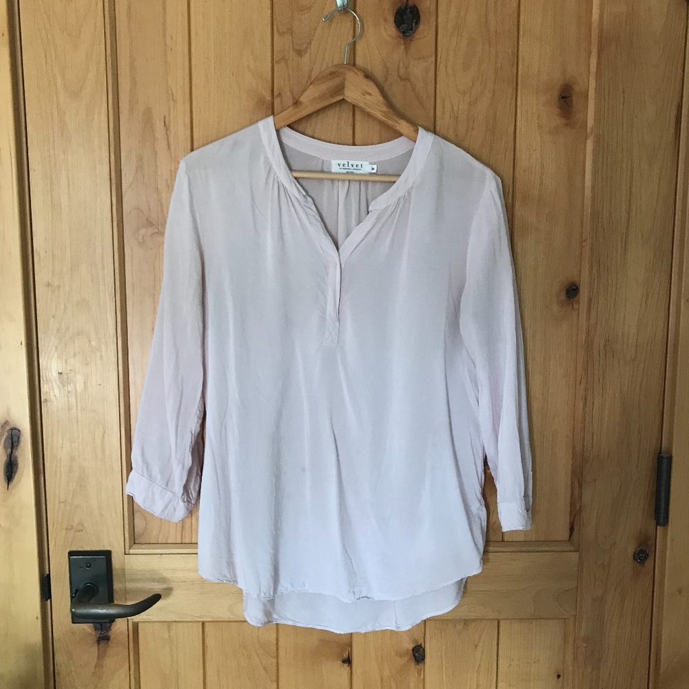 Velvet Pink Blouse
